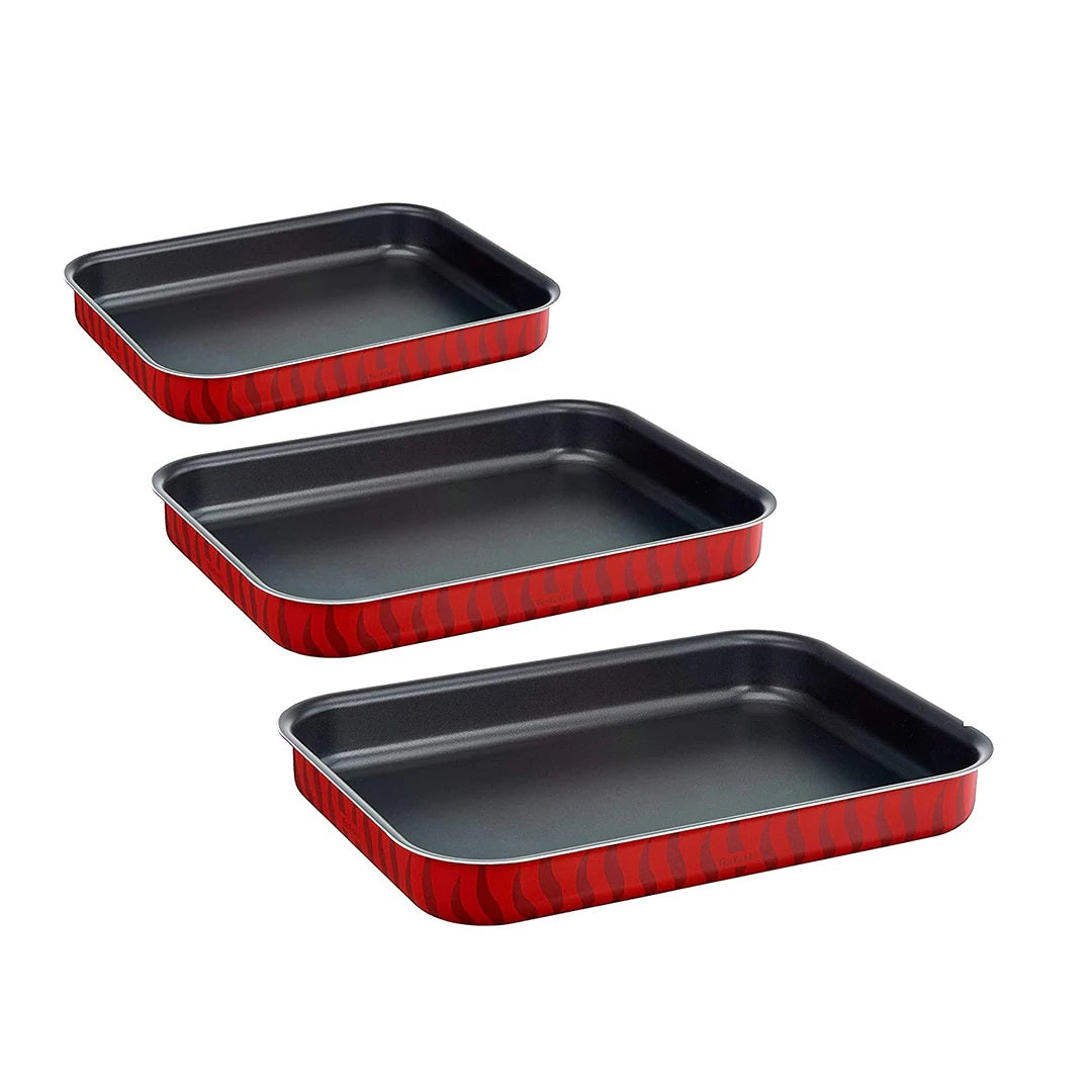 Tefal Les Specialistes Rectangular Pans set of 3 (31cm,37cm,41cm)